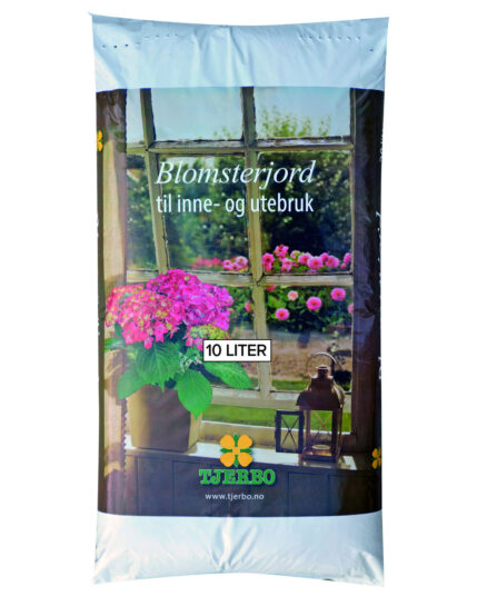 Blomsterjord-10 liter hos Lier Planteland