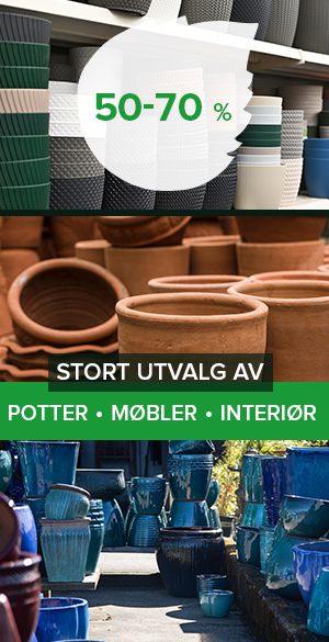 Potter, interiør og møbler hos Lier Planteland
